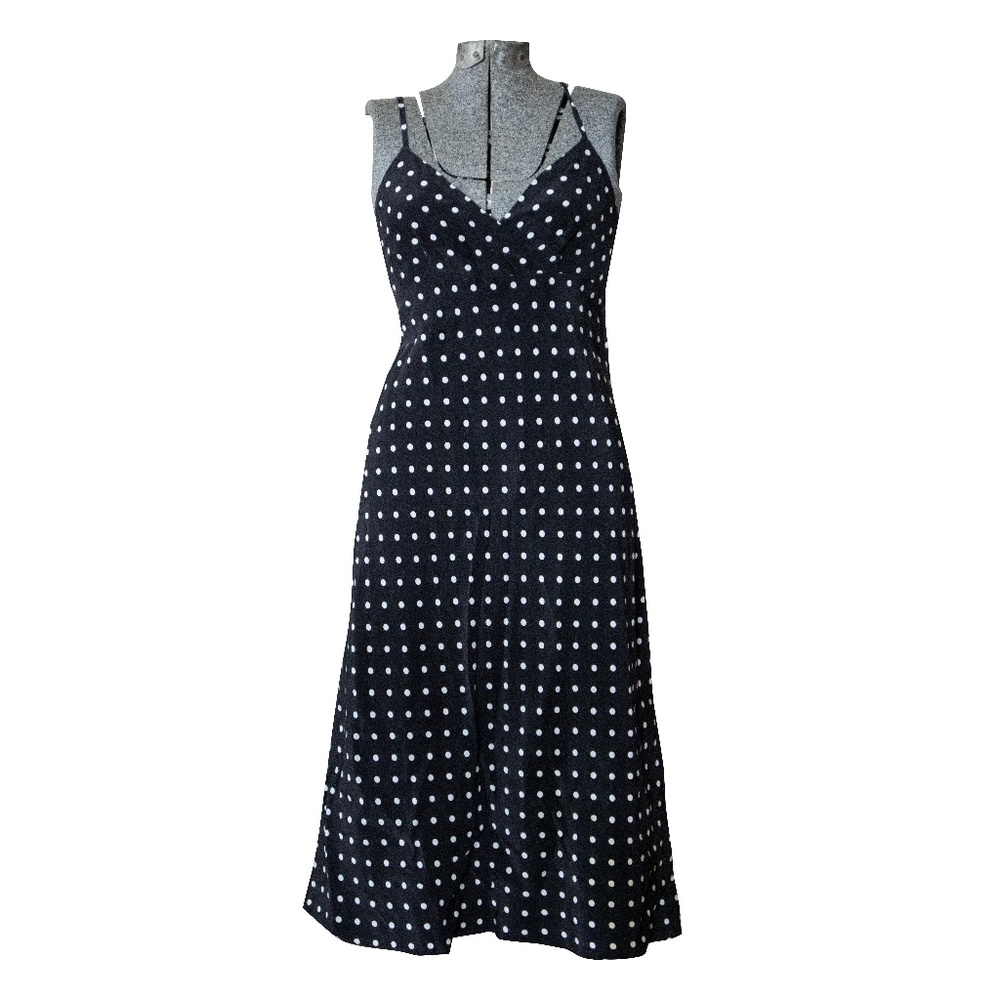 Y2K INC International Silk Polkadot Dress - Like New - Size 4